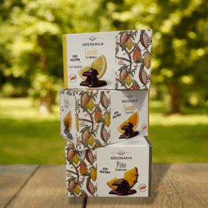 Fruits avec du chocolat